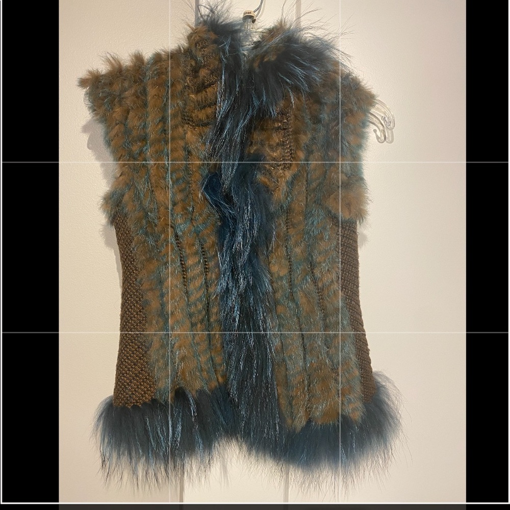 Fur Vest (worn once for winter rehearsal dinner